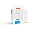 FIXED Dual USB Travel Charger 17W, Baltas | Pataisyta