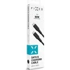 Fixed Ištaisyta | Skysto silikono kabelis USB-C/USB-C, 1,2 m, 60 W | FIXDLS-CC12-BK