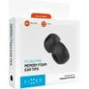Fixed Plugs Pro, 2 komplektai, dydis L | Kištukai | Apple | Airpods Pro/Pro 2 | Putplastis | Juodas