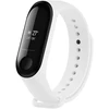 Fixed Silikonowy dirželis do opaski Xiaomi Mi Band 3/4 balta