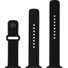 Fixed Fiksuotas | Sportiškas dirželio rinkinys Apple Watch Ultra 49mm | 180-250 mm | Juodas | Silikonas