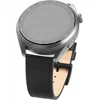 Fixed | Leather Strap with Quick Release 22mm for Išmanusis laikrodis | Juodas