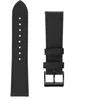 Fixed | Leather Strap with Quick Release 20mm for Išmanusis laikrodis | Juodas
