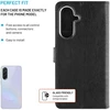Fixed Opus | Knygų dėklas | Samsung | Galaxy A37 5G | Sintetinė oda | Juodas