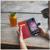 Fixed Fiksuotas Opus | Knygų dėklas | Samsung | Galaxy A57 5G | Sintetinė oda | Raudona