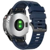 FIXED silikoninis dirželis Silikoninis dirželis skirtas Garmin QuickFit 22mm mėlynas