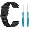 Fiksuotas | Silikoninis dirželis, skirtas „Garmin QuickFit 26mm“ | Juodas