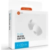 Silikoninės ausų kištukų dangtelės FIXED, skirtos Apple AirPods Pro 3, 2 rinkiniai, dydis S