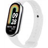 Fiksuotas silikoninis dirželis FIXED silikoninis dirželis Xiaomi Smart Band 10/9/8 baltas