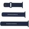 Fixed Fiksuotas | Sportiškas dirželio rinkinys Apple Watch 38/40/41 mm | 160-225 mm | Mėlyna | Silikonas
