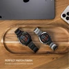 Fixed Fiksuotas titano dirželis, skirtas „Samsung Galaxy Watch Ultra“ išmaniajam laikrodžiui, natūralus titanas