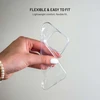 Itin plonas TPU gelio dėklas FIXED Story Slim, skirtas Apple iPhone Air, 0.6 mm, skaidrus