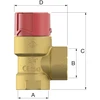Flamco FLOPRESS apsauginis vožtuvas 1/2\" 3 bar - 27005