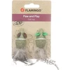 Flamingo Katti pelė feathers žalias 2PCS