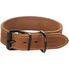 Flamingo Dog collar Montana cognac 35-45CM 35MM
