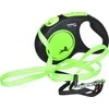 Trixie FLEXI New Neon Tape žalias pavadėlis M-5m iki 25kg
