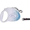 Flexi FLEXI Glam Splash Ocean pavadėlis, M TAPE 5m, balta