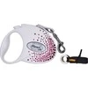 Flexi FLEXI Smich Glam Splash Rožinė, S LENTELĖ 3m, balta