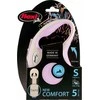 Flexi New Comfort S pavadėlis šunims iki 15kg juostinis 5m rožinės spalvos