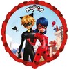 GoDan Flexmetal folijos balionas 18" FX - "Miraculous - Street" (apvalus), supakuotas