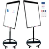 MOZOS TM71-BK magnetinė mobilioji apverčiamoji lenta 70x100cm