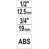 FLO ŁĄCZNIK WĘŻY 3/4-1/2" BOX - 30vnt. 89011