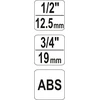 FLO JUOSTOS JUNGIMAS 1/2-3/4" DĖŽĖ-30vnt.