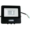 10W LED prožektorius V-TAC, juodu korpusu, 3000K, su judesio davikliu