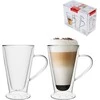 Florina prekės Sosnowiec - puodeliai ir stiklinės Florina Terminiai stiklai su dvisienėmis spurgomis Florina Malachit 2 vienetų 400 ml () - _ 10755179