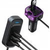 FM siųstuvas Somostel Somostel siųstuvas 3x USB / 2x Typ-C 3.1A QC PD juodas SMS-A110 (35538)