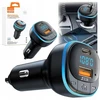 FM siųstuvas Somostel USB / Type-C 3.1A juodas SMS-A109 (35537)