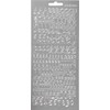 Focus Focus Stickers Sidabrinis Letters Design 1