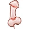 Party Deco Folinis balionas "Penis" rausvas 112*55,5cm