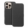 Dėklas Oem Flip case for iPhone 16 PRO MAX Folio Side Magnet pilka