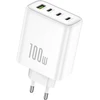FONENG kroviklis jungiama į tinklą GaN40 GaN PD 100W 3xUSB-C + 1xUSB QC3.0 Baltas