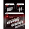 Forcekraft 1/2" ir 1/4" įrankių rinkinys, 78 vnt. (6 pusių) (4–32 mm)