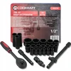 Forcekraft Įrankių rinkinys 1/2" 26el. (8-36mm) (6-kątnych)