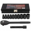 Įrankių rinkinys Forcekraft Įrankių rinkinys udarowych 1/2" 12el. (12-kątnych) (10-24mm)