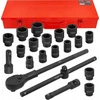 Forcekraft įrankių rinkinys 3/4" smūginių įrankių rinkinys 21 vnt. (6 pusių) (17-50 mm)