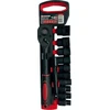 Forcekraft lizdų rinkinys 1/2" 12 vnt. (su reketu ir prailginimu) (10-24mm)