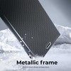 Dėklas Forcell Oem Flip case for iPhone 13 Luna Book Carbon juodas