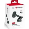 Automobilinis universalus telefono laikiklis Forcell (H-CT327) tvirtinamas ant stiklo, magnetinis juodas