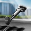 Automobilinis universalus telefono laikiklis Forcell (H-CT327) tvirtinamas ant stiklo, magnetinis juodas