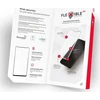 Hibridinis stiklas iPhone 13 PRO MAX / 14 PLUS Forcell Flexible 5D juodas