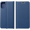 Dėklas Forcell Oem LUNA Book Carbon skirtas Xiaomi Redmi Note 11 Pro / 11 Pro 5G mėlynos spalvos