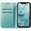 Forcell Oem MEZZO Book dėklas skirtas Samsung Galaxy A13 5G / A04S mandala žalios spalvos