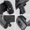 Automobilinis telefono laikiklis Forcell F-Grip Regular 27 cm priekinis stiklas / prietaisų skydelis / oro išleidimo anga, juodas