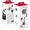 Automobilinis telefono laikiklis Forcell F-Grip Regular 27 cm priekinis stiklas / prietaisų skydelis / oro išleidimo anga, juodas