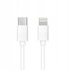 Forcell C tipo PTC kabelis į iPhone Lightning 8 kontaktų maitinimo tiekimas PD20W3A , baltas 1,0 m, C291