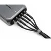 USB A į USB C laidas Forcell F-Energy QC4.0 3A 66W Cafule 3 m C256 juodas